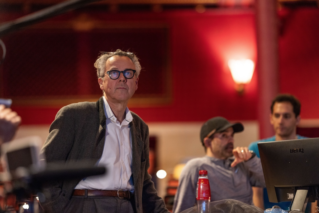 Dick Bird at the Coliseum in rehearsal